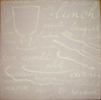 008 Dishes - 3-ply (purple)
